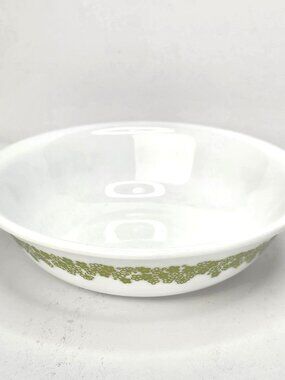 Vintage Corelle 6" Spring Blossom Green Crazy Daisy Soup Cereal Desert Bowl USA